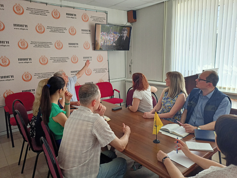 Заседание рабочей группы проекта Регионального отделения РВИО в Республике Мордовия «Мастор Синема»